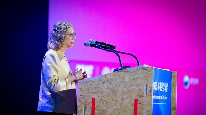Inger Andersen speaking